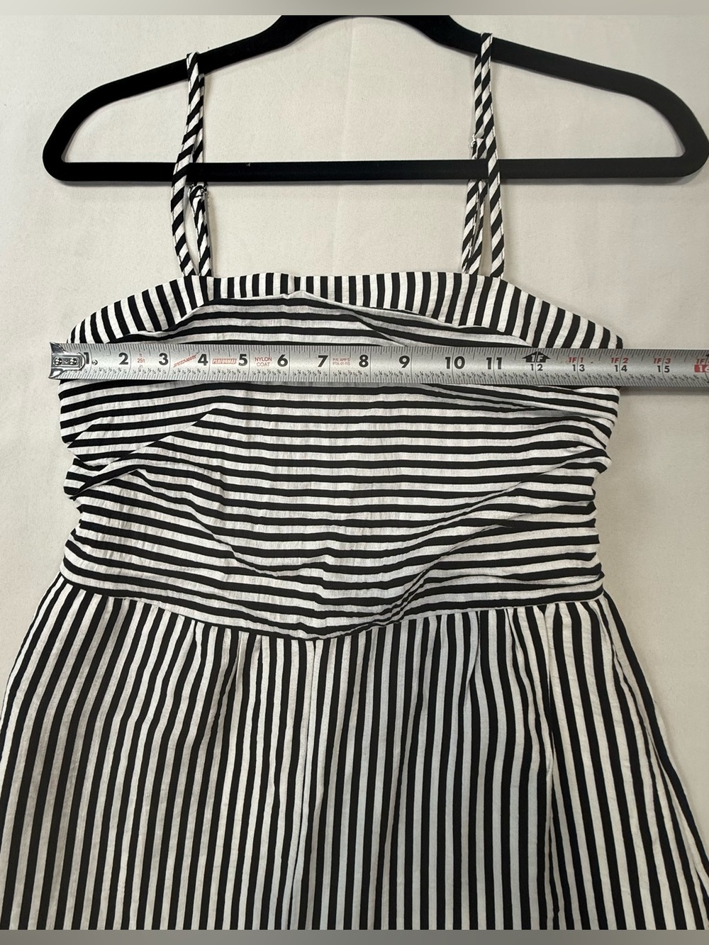 Cupshe Black & White Vertical Stripe Wide-Leg Jumpsuit - Picture 14 of 16